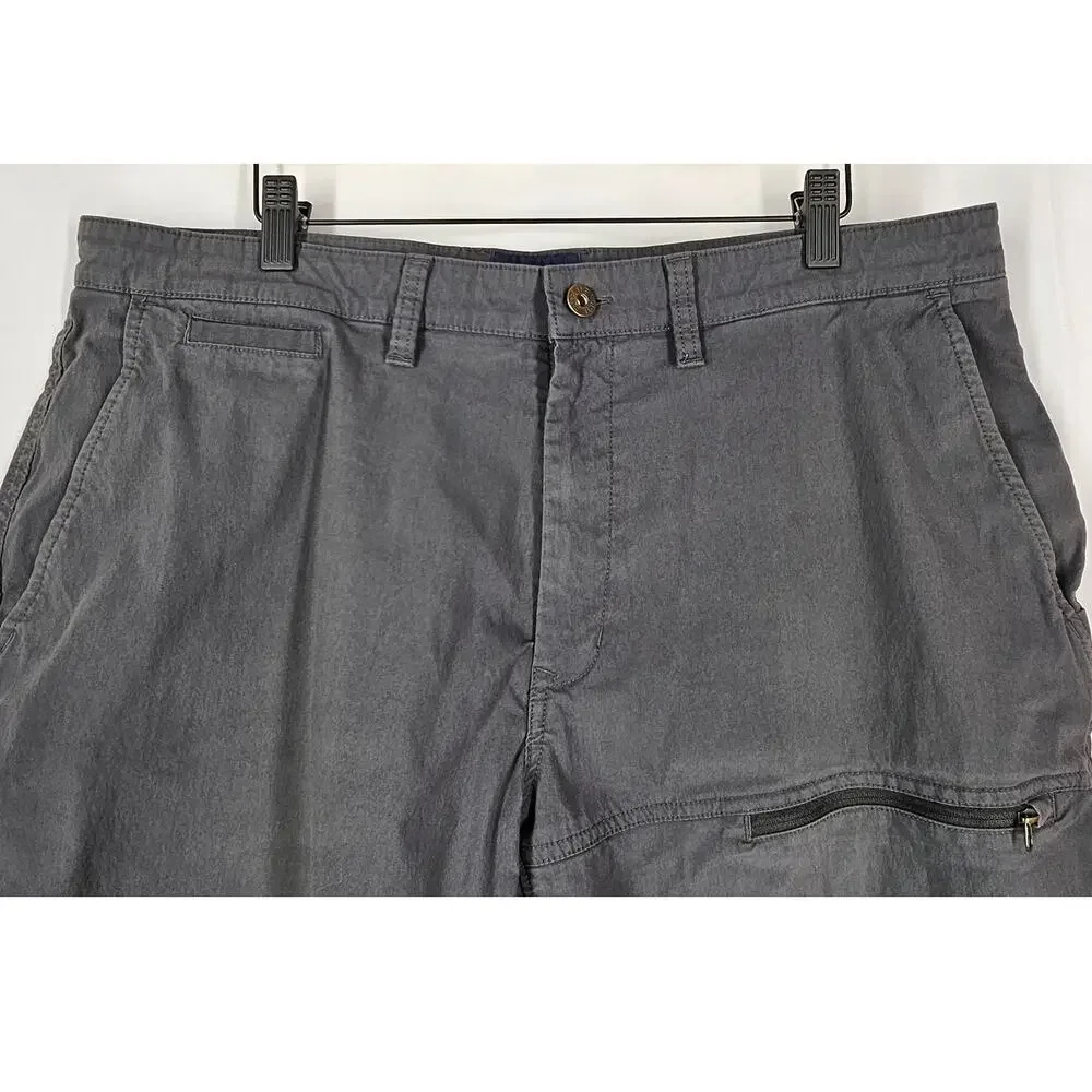 THE NORTH FACE MEN'S CHARCOAL ZIPPER LEG POCKET GRAY 8